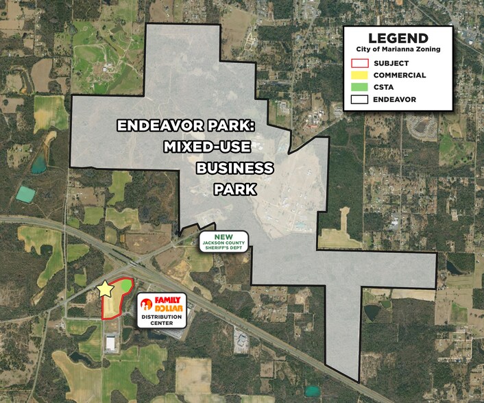 Kynesville Rd, Marianna, FL à vendre - Aérien – Image 2 sur 4