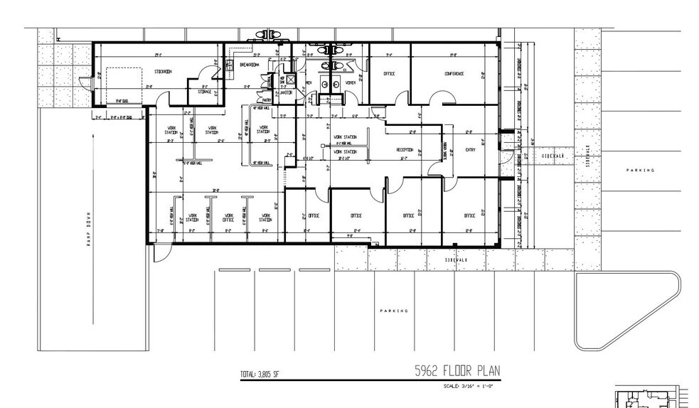 5946-5950 Monticello Dr, Montgomery, AL à louer - Plan d’étage – Image 2 sur 10