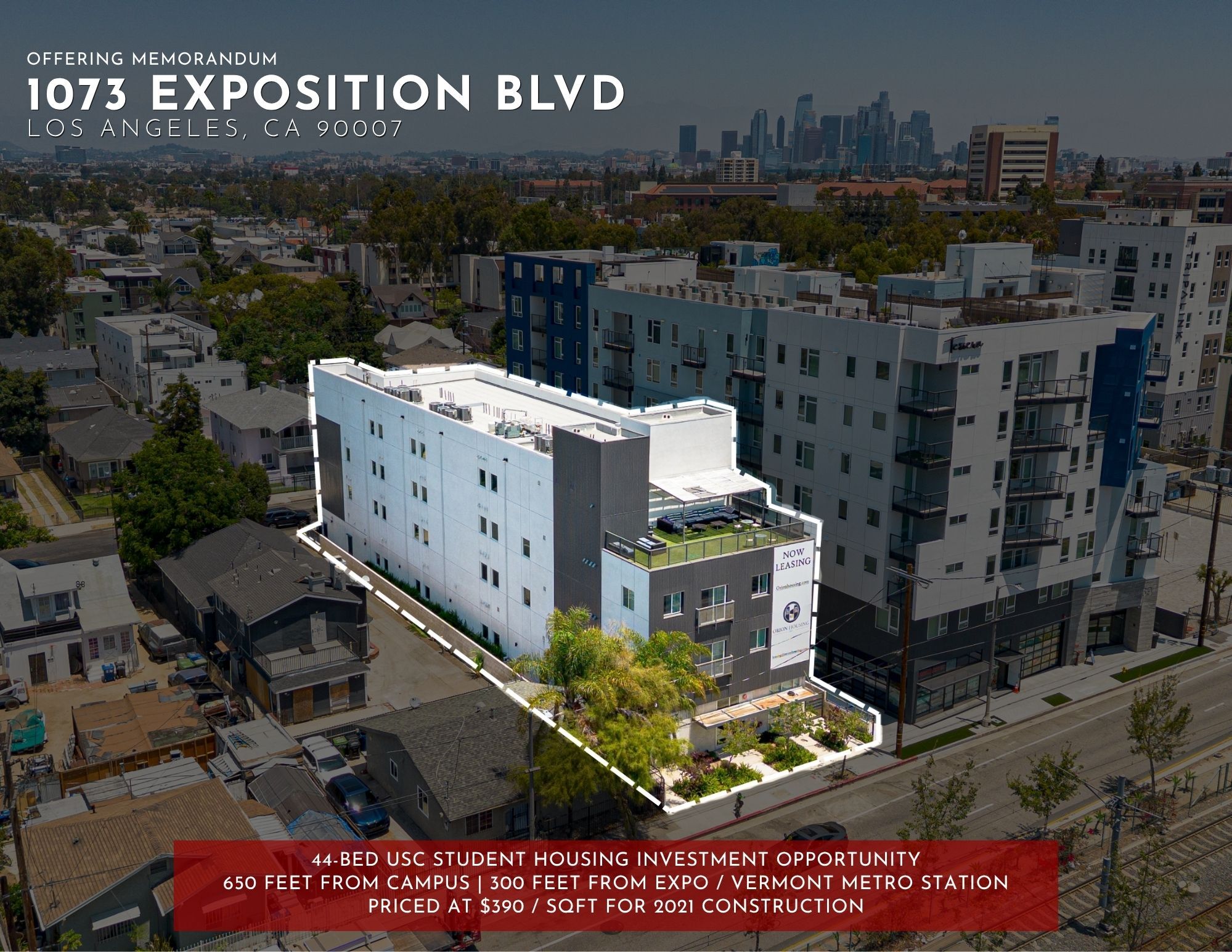 1073 Exposition Blvd, Los Angeles, CA à vendre Photo de l’immeuble– Image 1 sur 20