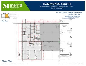 611 Hammonds Ferry Rd, Linthicum, MD à louer Plan d’étage– Image 2 sur 2