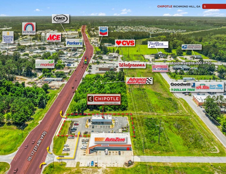 2098 US Highway 17, Richmond Hill, GA à vendre - Photo de l’immeuble – Image 3 sur 4