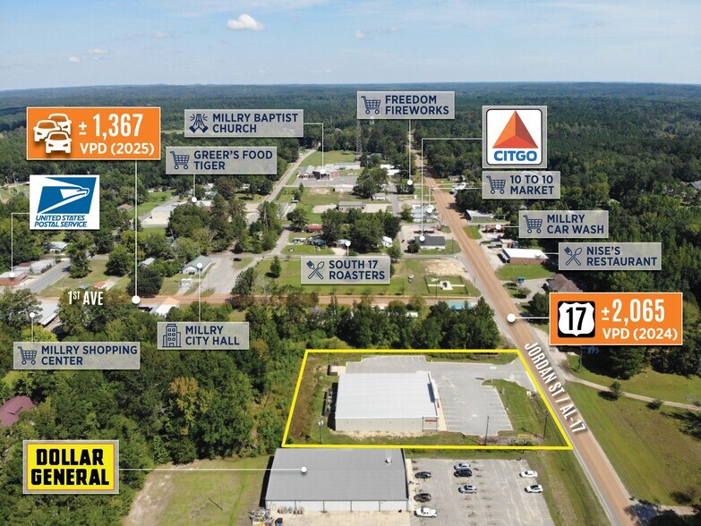 30065 Highway 17, Millry, AL à vendre - Photo de l’immeuble – Image 2 sur 11
