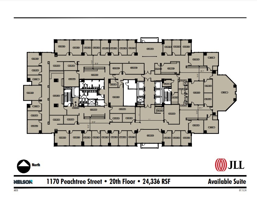 1170 Peachtree St, Atlanta, GA à louer Plan d’étage– Image 1 sur 1