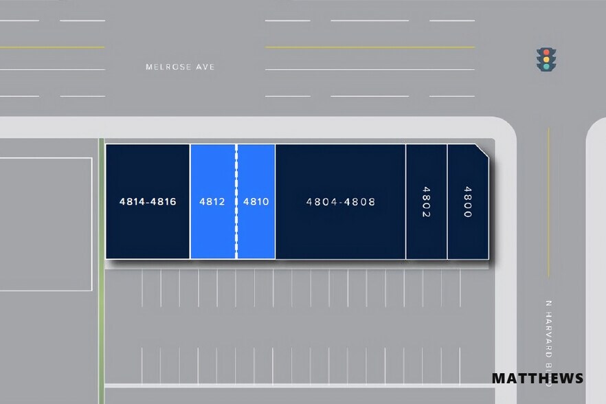 4800-4814 Melrose Ave, Los Angeles, CA à louer - Photo de l’immeuble – Image 2 sur 2