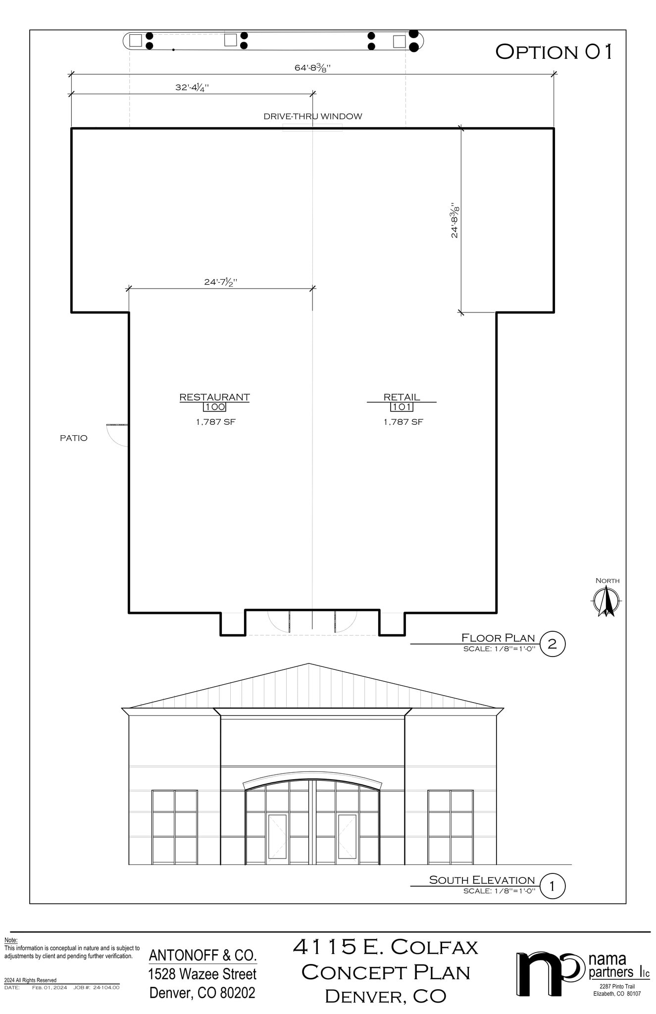 4115 E Colfax Ave, Denver, CO à louer Plan de site– Image 1 sur 11