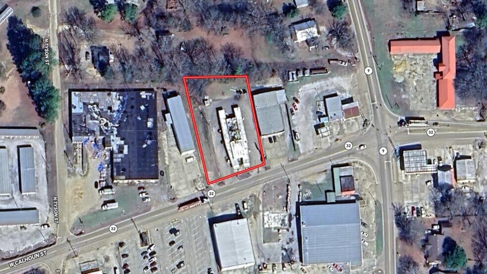 210 W Calhoun St, Bruce, MS à vendre - Aérien – Image 2 sur 2