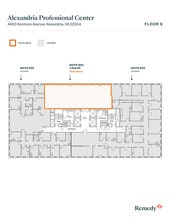 4660 Kenmore Ave, Alexandria, VA à louer Plan d’étage– Image 1 sur 1