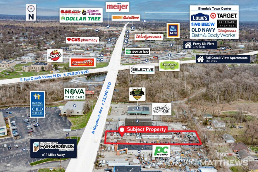 4173 N Keystone Ave, Indianapolis, IN à vendre - Photo de l’immeuble – Image 2 sur 2