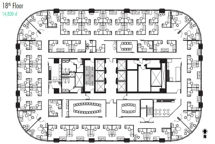 700 9th Ave SW, Calgary, AB à louer Plan d’étage– Image 1 sur 7