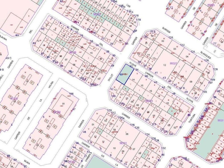 Terrain dans Terrassa, Barcelona à vendre - Plan cadastral – Image 2 sur 2