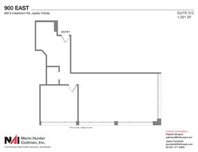 900 E Indiantown Rd, Jupiter, FL à louer Plan d’étage– Image 2 sur 4