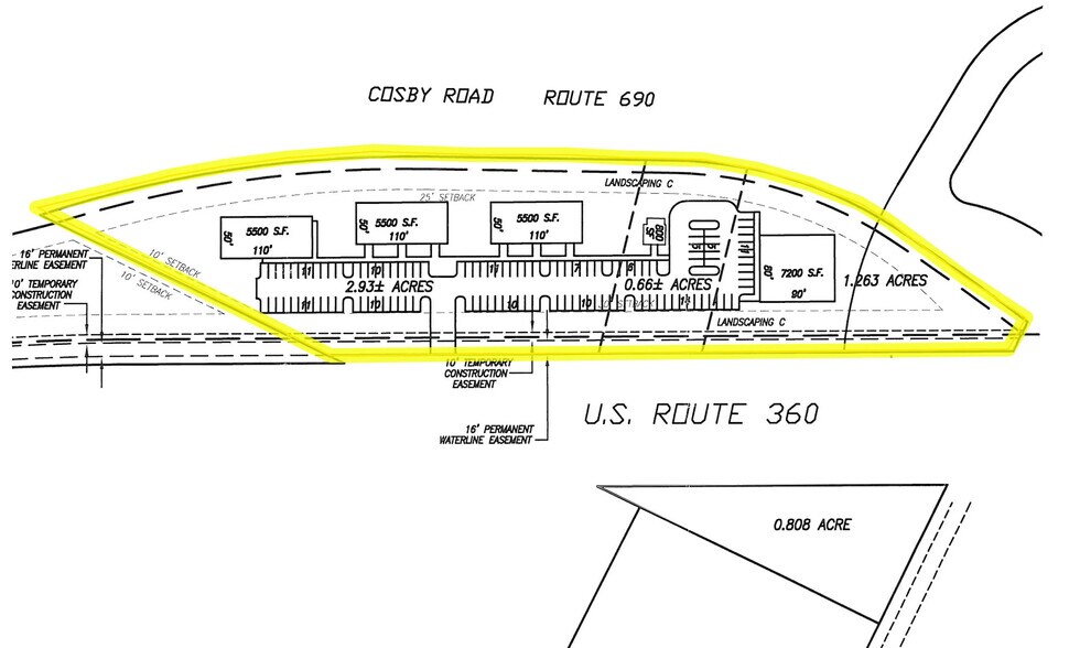 15201 Cosby Rd, Midlothian, VA à vendre - Plan de site – Image 2 sur 2