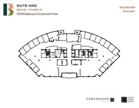 13034 Ballantyne Corporate Pl, Charlotte, NC à louer Plan d’étage– Image 1 sur 1
