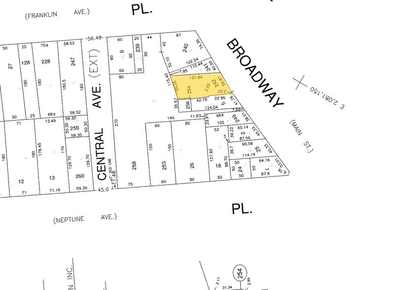 1026-1030 Broadway, Woodmere, NY à louer - Plan cadastral – Image 2 sur 5