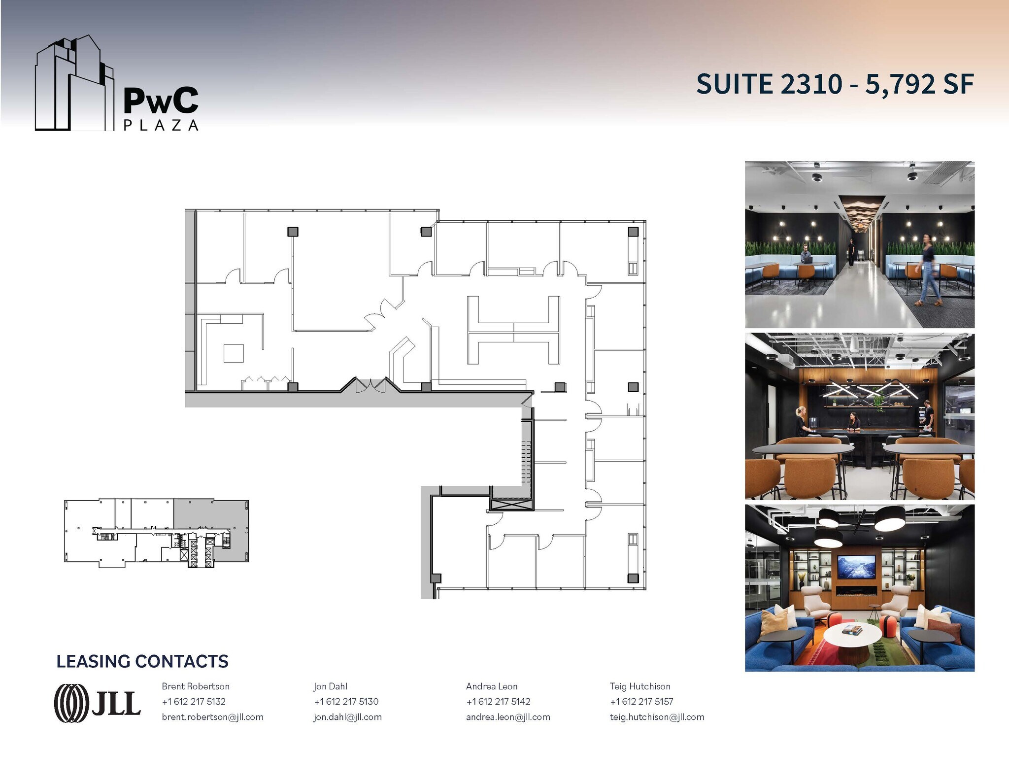 45 S 7th St, Minneapolis, MN à louer Plan d’étage– Image 1 sur 1