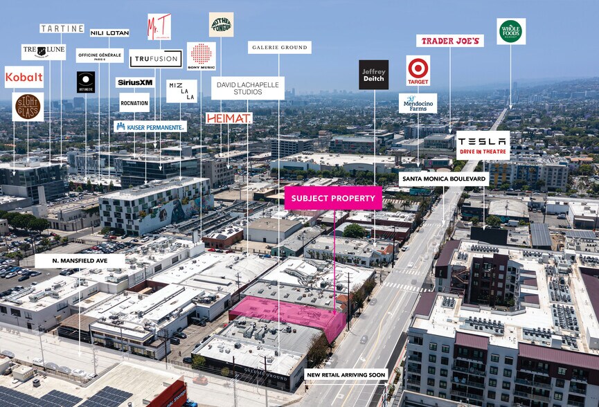 6910-6912 Santa Monica Blvd, Los Angeles, CA à vendre - Aérien – Image 3 sur 19