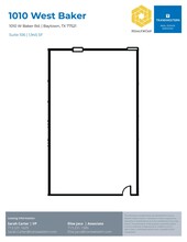 1010 W Baker Rd, Baytown, TX à louer Plan d’étage– Image 1 sur 1