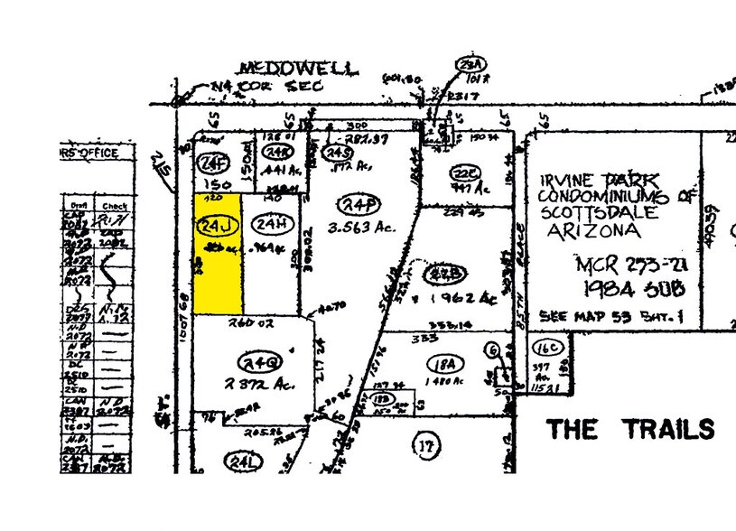 1525 N Granite Reef Rd, Scottsdale, AZ à louer - Plan cadastral – Image 2 sur 35