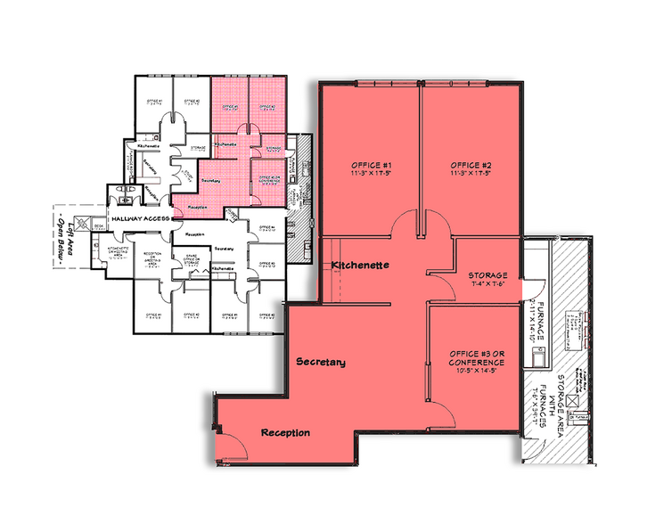421 Graham Rd, Cuyahoga Falls, OH à louer - Plan d’étage – Image 2 sur 4