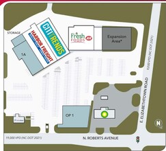 1731-1785 N Roberts Ave, Lumberton, NC à louer Plan de site– Image 1 sur 1
