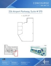 224 Airport Pkwy, San Jose, CA à louer Plan d’étage– Image 1 sur 1