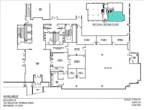 7501 Boulder View Dr, North Chesterfield, VA à louer Plan d’étage– Image 1 sur 1