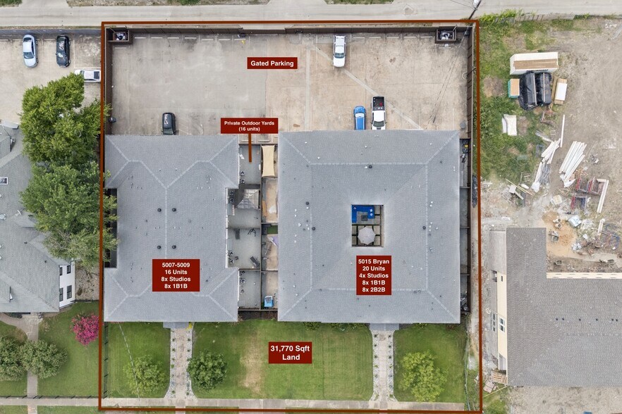 5015 Bryan St, Dallas, TX à vendre - Photo de l’immeuble – Image 3 sur 17