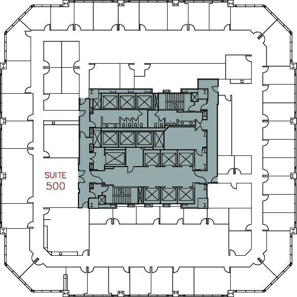 600 W Broadway, San Diego, CA à louer Plan d’étage– Image 1 sur 1