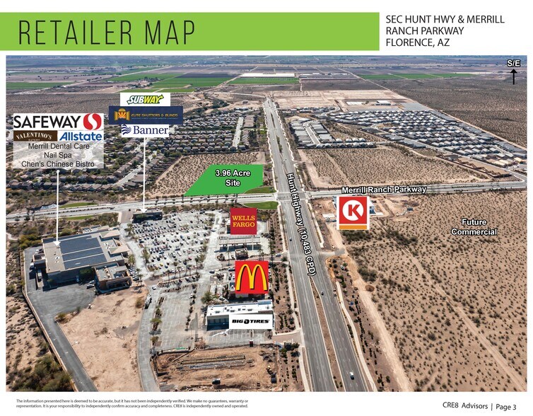 SEC Hunt Hwy & Merrill Ranch Parkway, Florence, AZ à vendre - Photo de l’immeuble – Image 3 sur 6