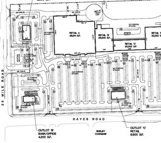 Plus de détails pour Hayes Rd, Macomb Township, MI - Local commercial à louer