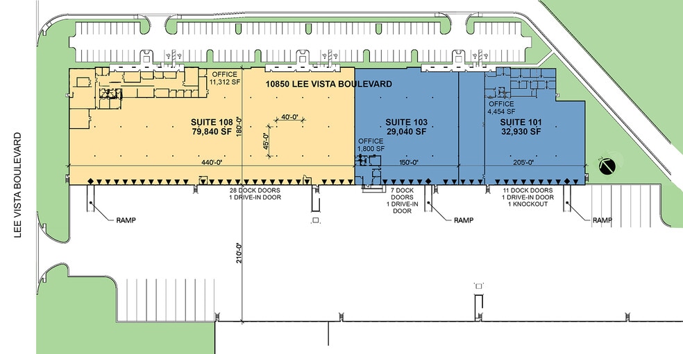 Vista East Pky, Orlando, FL à louer - Plan de site – Image 2 sur 2