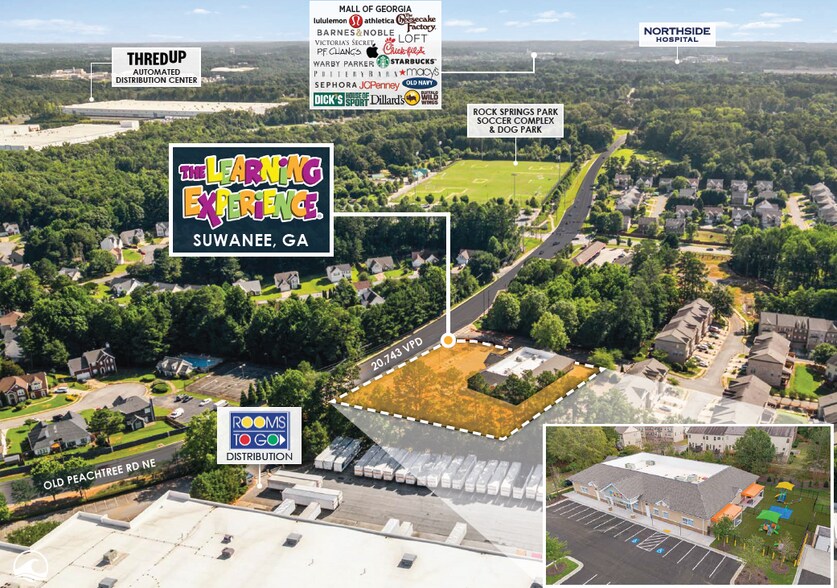 285 Old Peachtree Rd NW, Suwanee, GA à vendre - Photo de l’immeuble – Image 2 sur 6