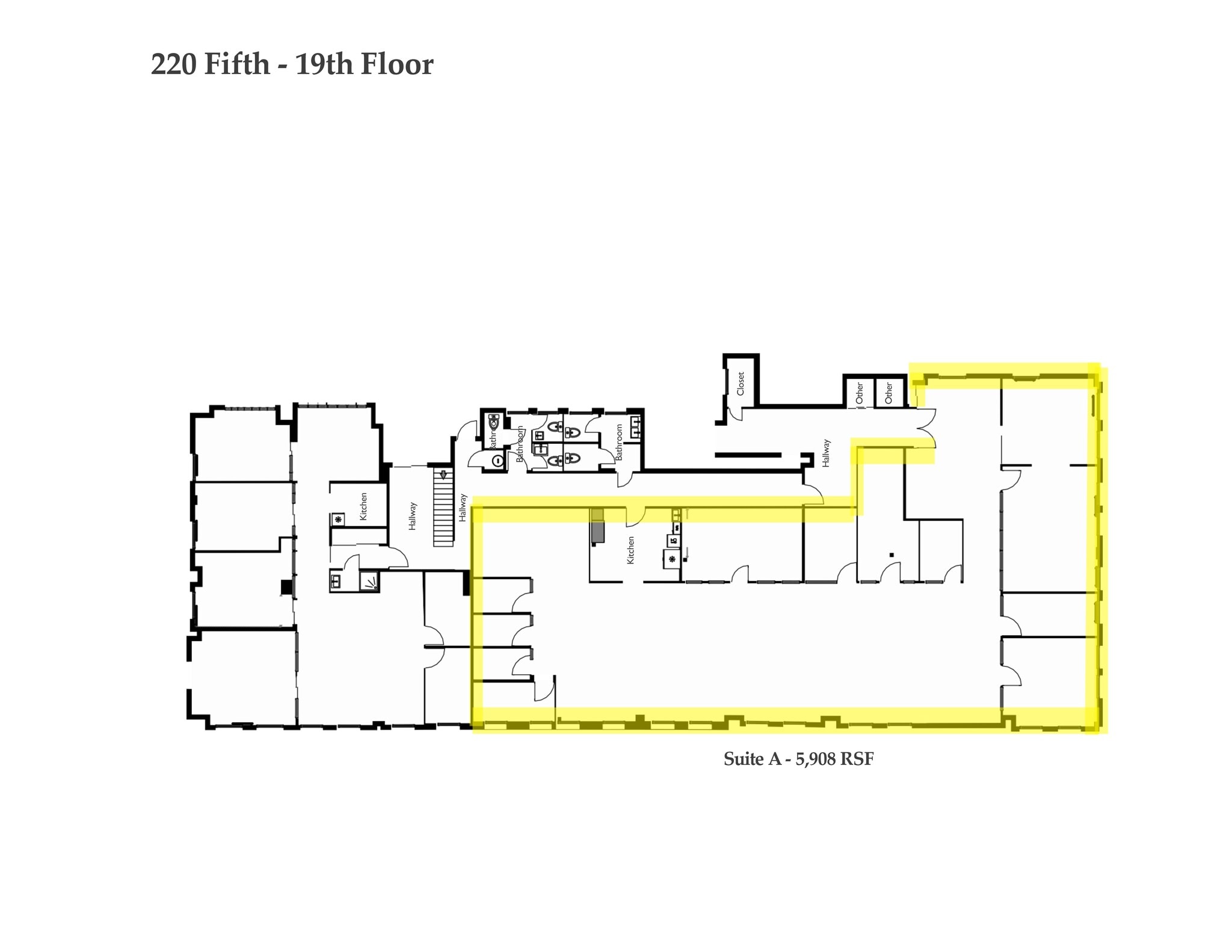 220 Fifth Ave, New York, NY à louer Plan de site– Image 1 sur 1
