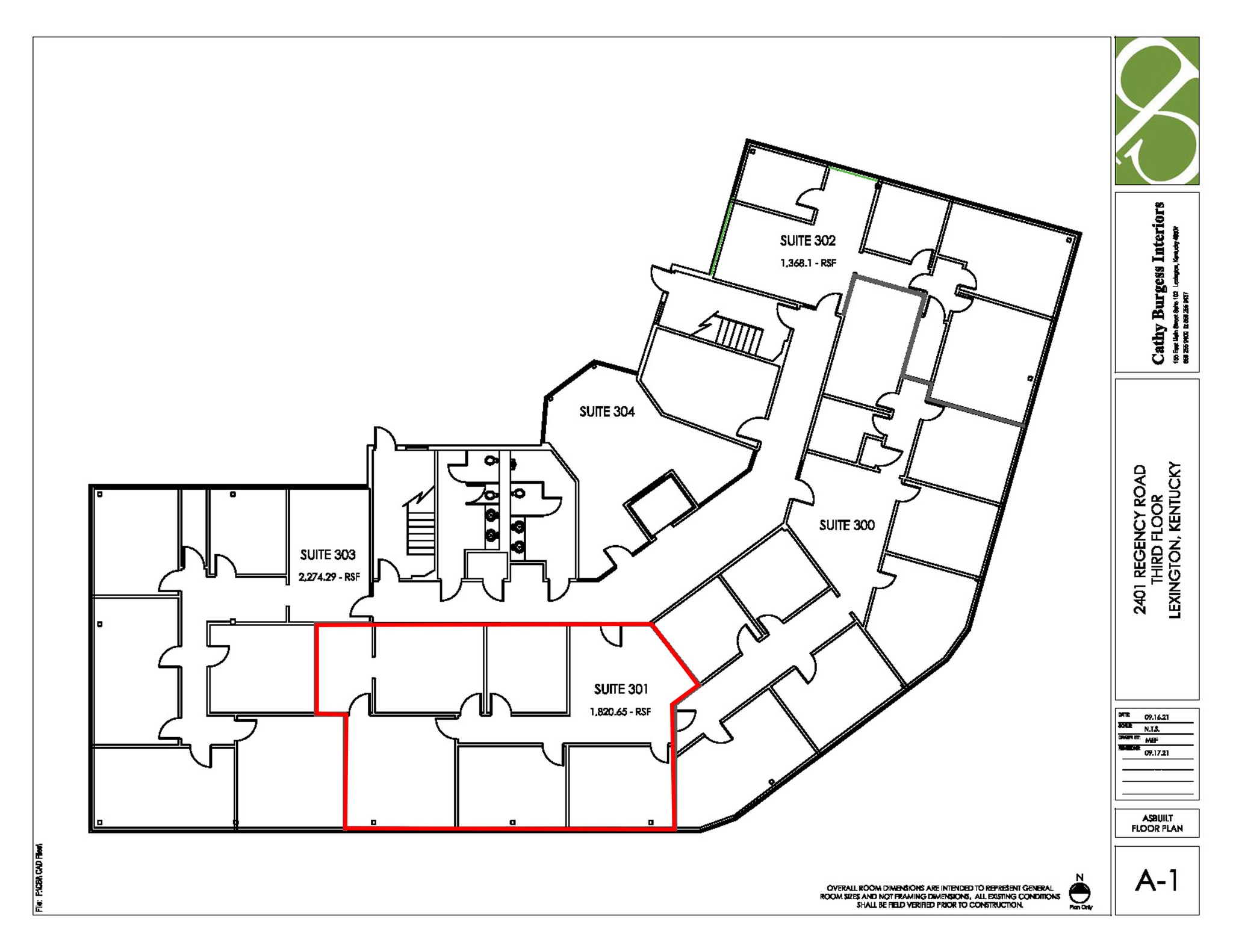 2401 Regency Rd, Lexington, KY à louer Plan d’étage– Image 1 sur 1