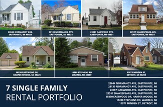Plus de détails pour 7 Single Family Rental Portfolio – Logement à vendre, Eastpointe, MI
