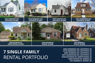 Plus de détails pour 7 Single Family Rental Portfolio – Logement à vendre, Eastpointe, MI