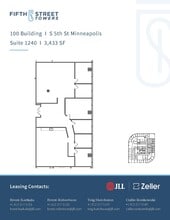100 S 5th St, Minneapolis, MN à louer Plan d’étage– Image 1 sur 1