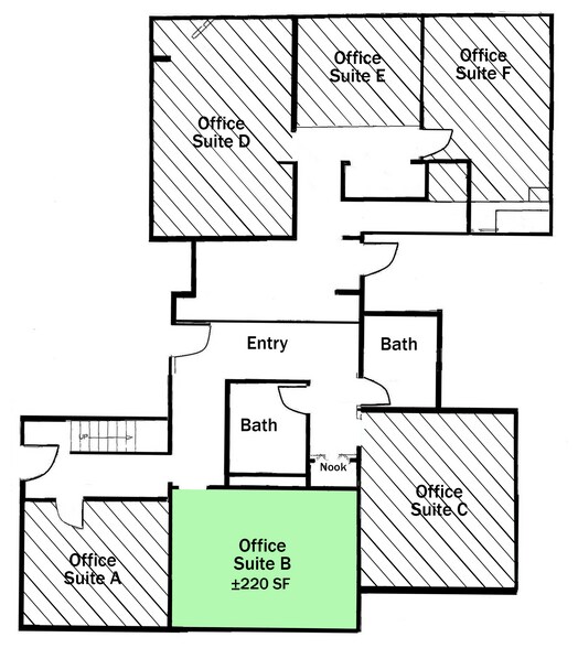 1031-1041 Jefferson St, Napa, CA à louer - Plan d’étage – Image 3 sur 3