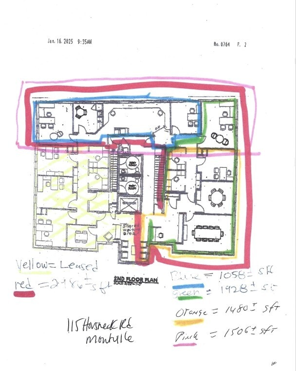 115 Horseneck Rd, Montville, NJ à louer Plan d’étage– Image 1 sur 1
