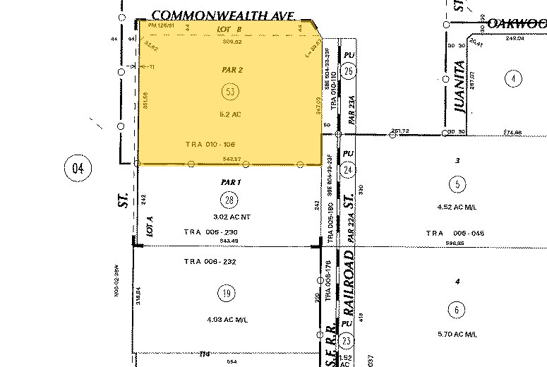 N State St, San Jacinto, CA à vendre - Plan cadastral – Image 2 sur 2