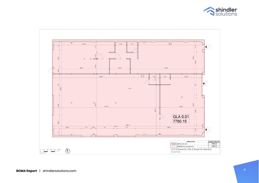 214 S Broad St, Brevard, NC à louer - Plan de site – Image 3 sur 3