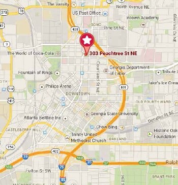 303 Peachtree St Ne, Atlanta, GA à louer - Aérien – Image 2 sur 5