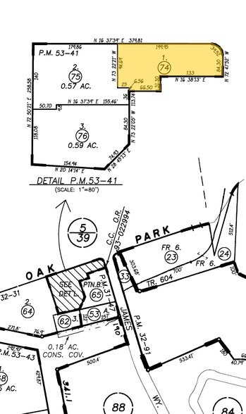 880 Oak Park Blvd, Pismo Beach, CA à louer - Plan cadastral – Image 3 sur 3