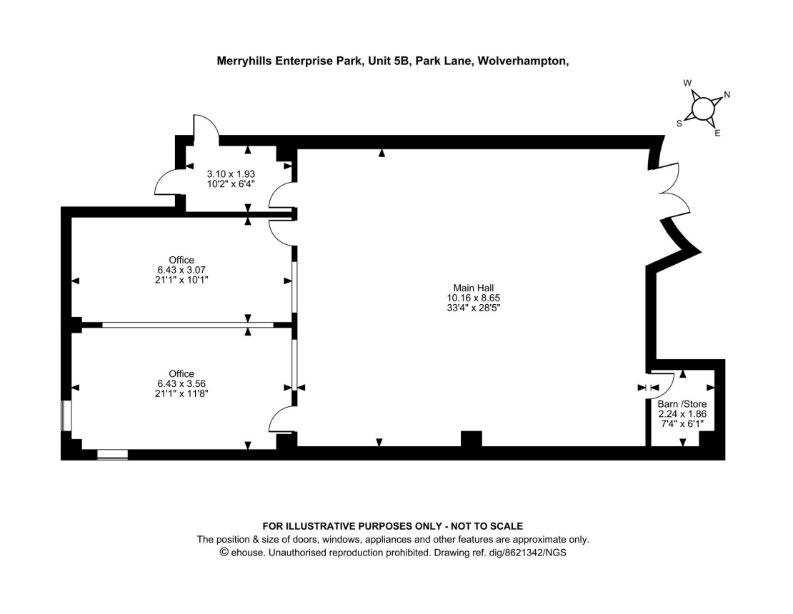 Park Ln, Wolverhampton à louer Plan d’étage– Image 1 sur 3