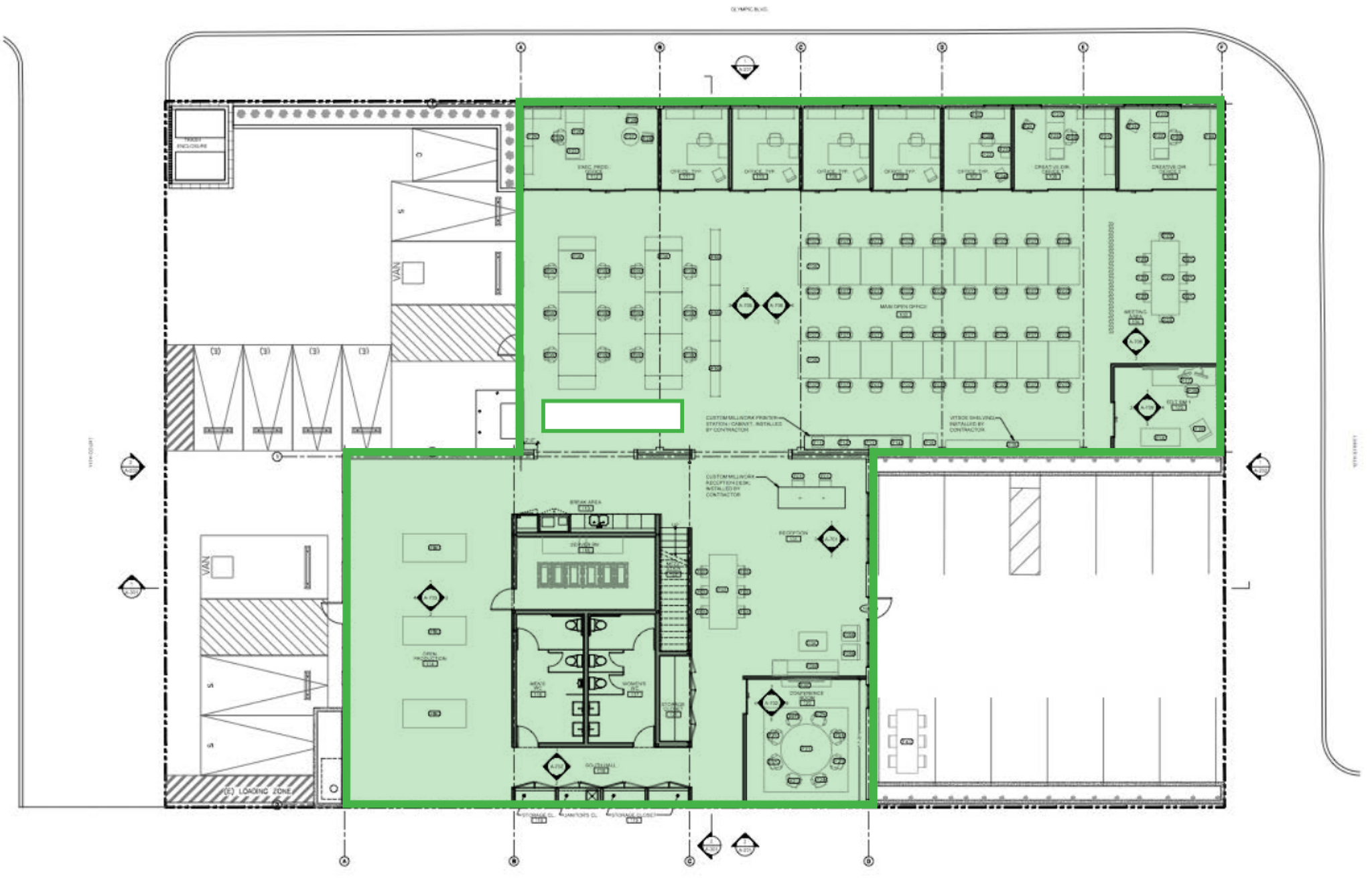 1710-1716 12th St, Santa Monica, CA à louer Plan d’étage– Image 1 sur 9