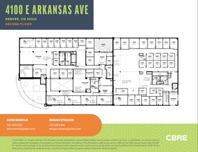 4100 E Arkansas Ave, Denver, CO à louer Plan d’étage– Image 1 sur 1