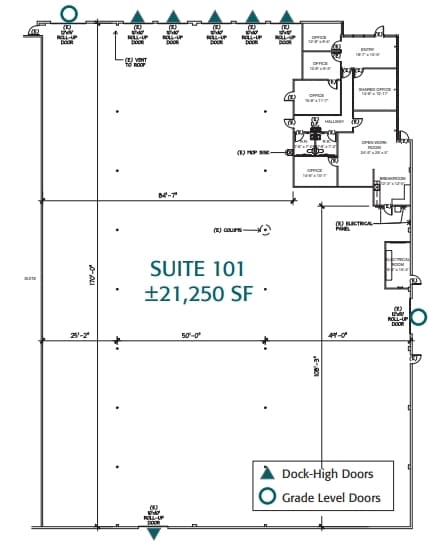 4067 W Shaw Ave, Fresno, CA à louer Plan d’étage– Image 1 sur 1