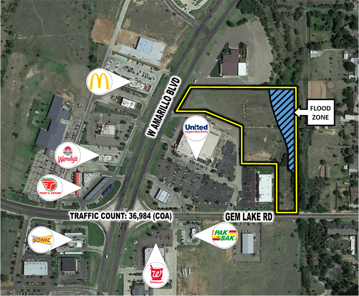 5551 Amarillo Blvd W, Amarillo, TX à vendre - Photo de l’immeuble – Image 2 sur 2