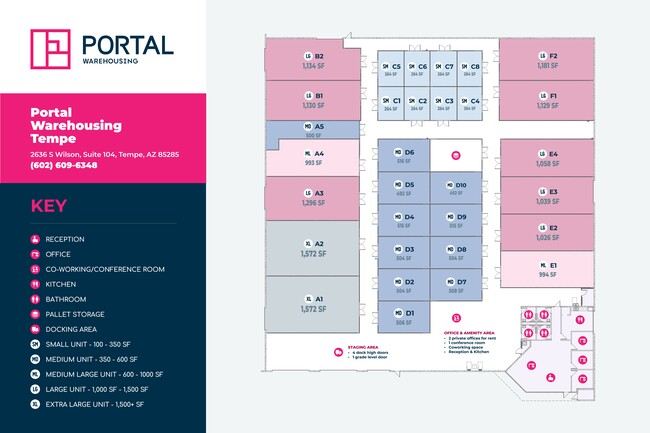 Plus de détails pour 2636 S Wilson St, Tempe, AZ - Local d'activités, Industriel/Logistique à louer