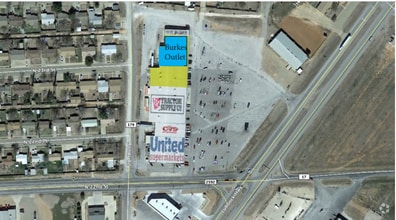 2406 Lubbock Hwy, Lamesa, TX - Vue aérienne vue de carte